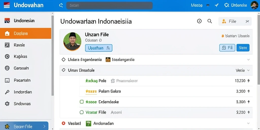 Tampilan antarmuka yang sederhana dan menarik.