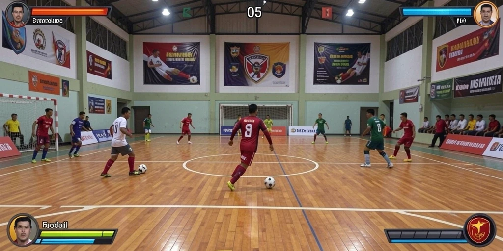 Tampilan grafis yang memukau dalam permainan.