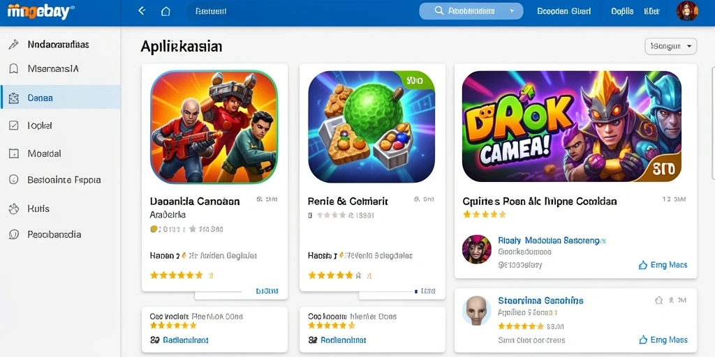 Tampilan antarmuka aplikasi yang menarik dan modern.