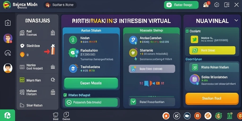 Tampilan antarmuka aplikasi yang menarik dan mudah digunakan.