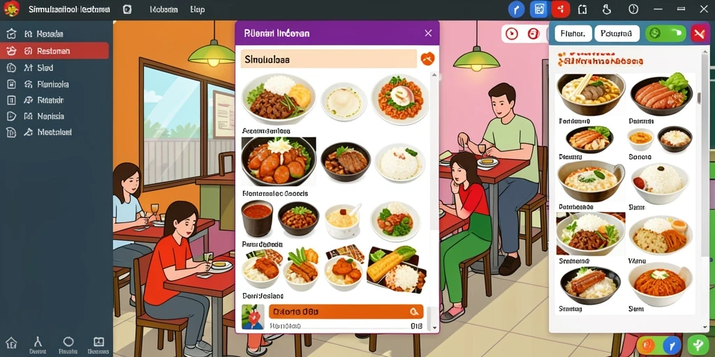 Tampilan antarmuka yang user-friendly.