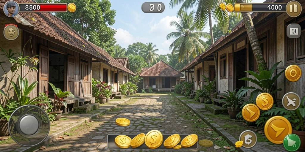 Tampilan menu utama yang menarik dan intuitif.