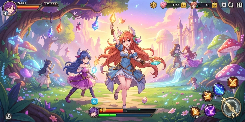 Tangkapan layar menunjukkan grafik yang memukau dalam game.